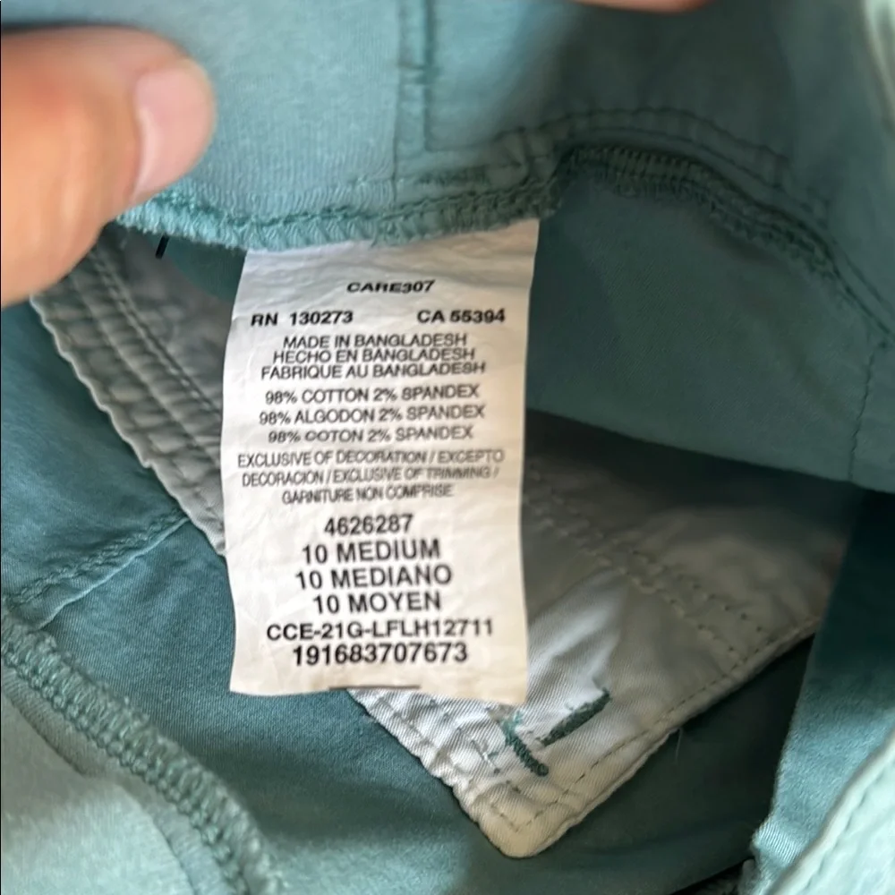 Lee Green Capris Casual Cotton Blend - Picture 3 of 3